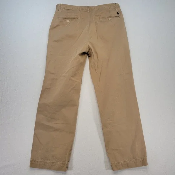 Polo Ralph Lauren Mens 33x30 Brown Preston Straight Mid Rise Trousers Preppy - Picture 3 of 10